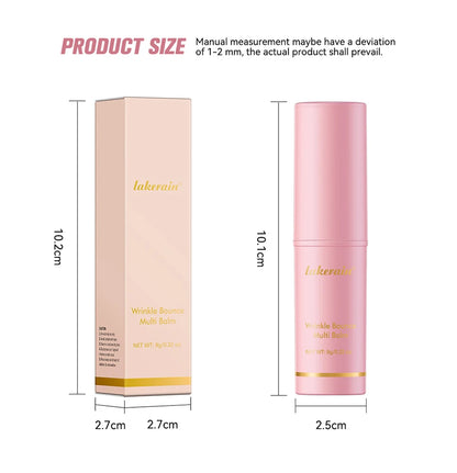 Lakerain Korean Pink Balm Stick – Hydrating Multi‑Use Wrinkle Bounce Balm