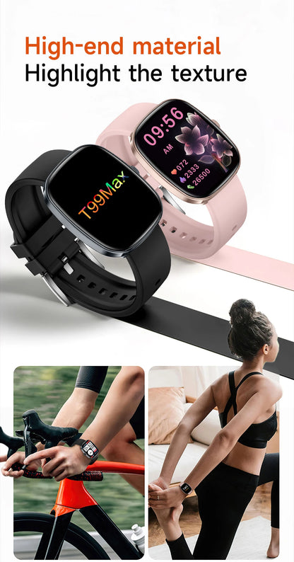 1.83" Smart Watch Bluetooth Call Fitness Health Monitor