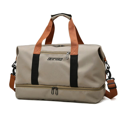 Large Capacity Travel Bag – Hand Luggage with Dry‑Wet Separation