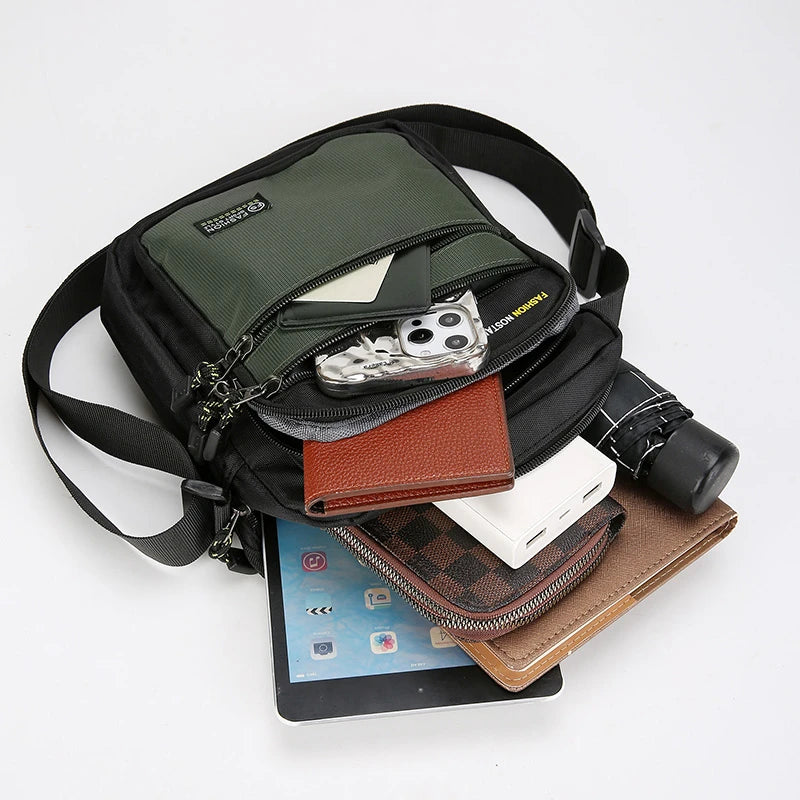 Men’s Crossbody Business Bag – Multi‑Pocket Shoulder Tote
