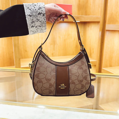 2026 Luxury Retro Print Shoulder Handbag