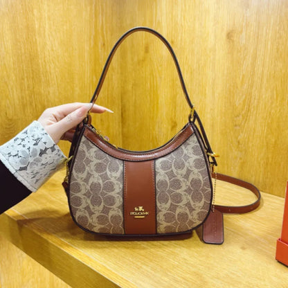 2026 Luxury Retro Print Shoulder Handbag