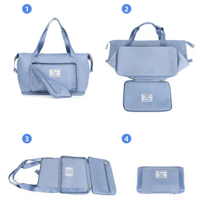 Business & Leisure Travel Bag – Large Capacity Waterproof Nylon Tote  Pattern Type: Solid  Style: Fashion