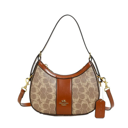 2026 Luxury Retro Print Shoulder Handbag