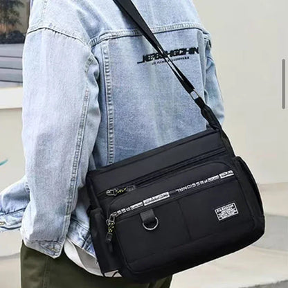 Professional Multi-Layer Business Shoulder Bag-men