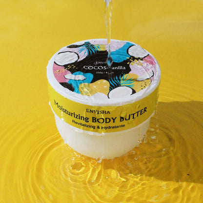 ENVISHA Coconut Oil Body Lotion – Moisturizing Glow for Face & Body
