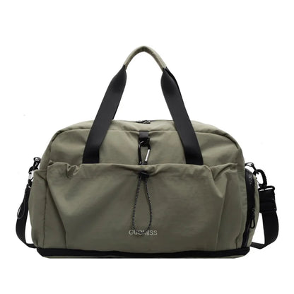 Women’s Waterproof Travel Tote – Separate Shoe Storage Duffel