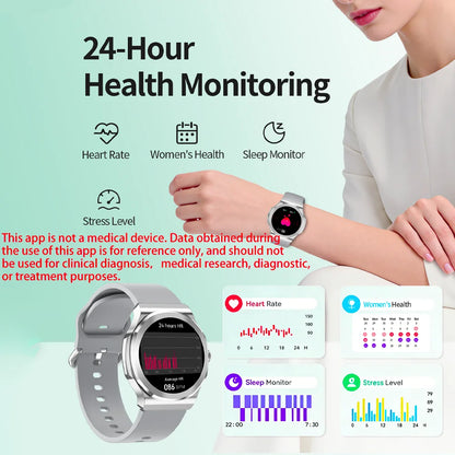 Premium AMOLED Smart Watch | Voice Assistant & Health Monitor-2026