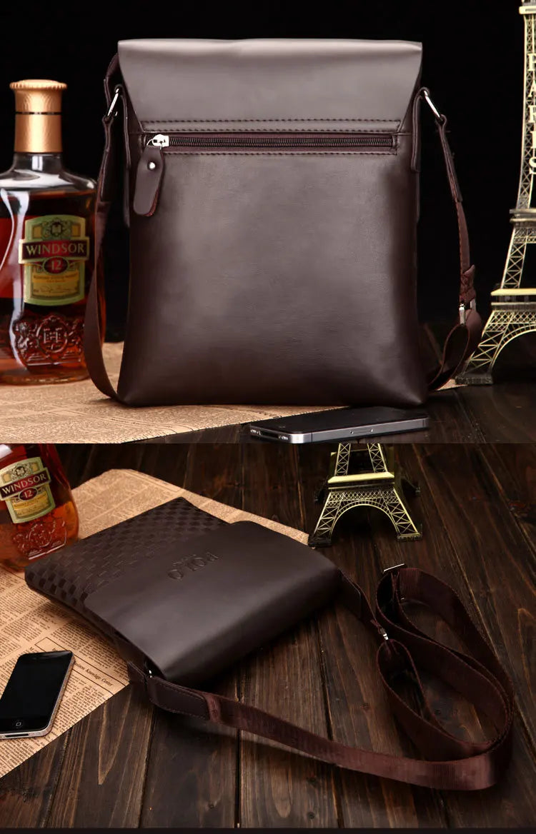 Luxury Soft Leather Men’s Shoulder Bag
