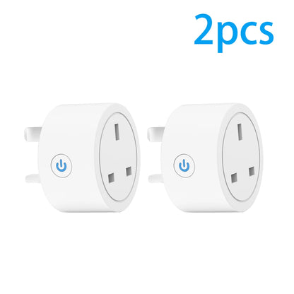 20A Tuya Smart WiFi UK Plug Energy Monitoring Socket