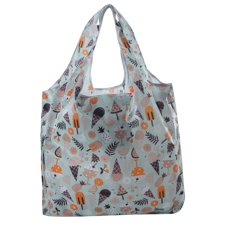 Fashion Portable Various Prints  Nylon Easy to Fold Package Travel Essential