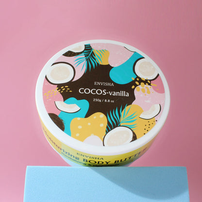 ENVISHA Coconut Oil Body Lotion – Moisturizing Glow for Face & Body
