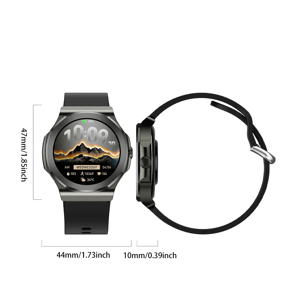 Premium AMOLED Smart Watch | Voice Assistant & Health Monitor-2026