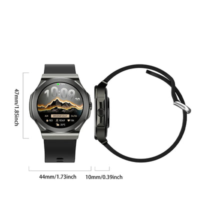 Premium AMOLED Smart Watch | Voice Assistant & Health Monitor-2026