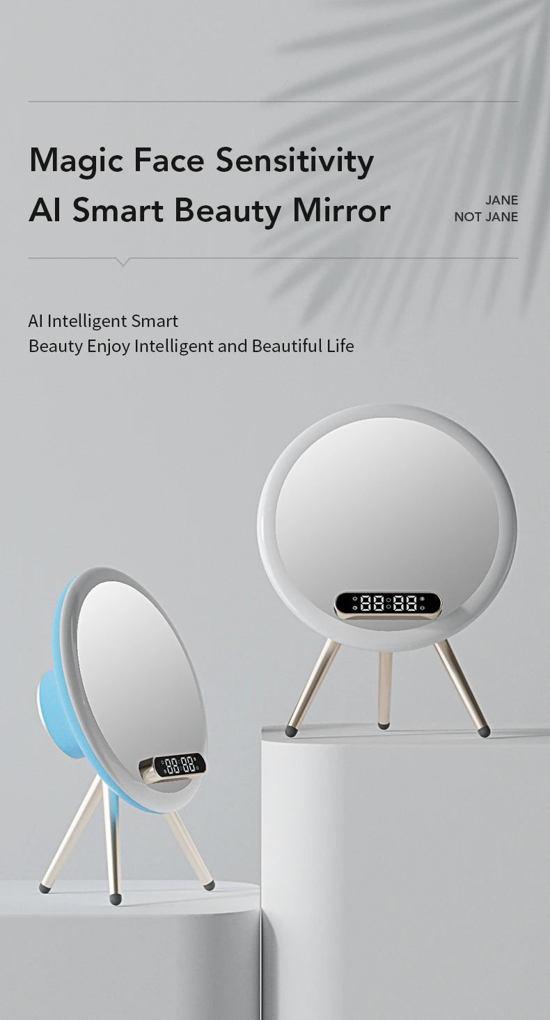 Bluetooth Speaker Clock LED Night Light 15W Wireless Charger