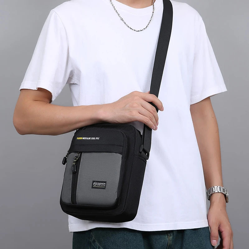 Men’s Crossbody Business Bag – Multi‑Pocket Shoulder Tote