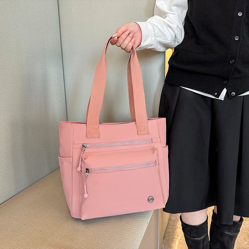 Women’s Canvas Tote Bag – Large Capacity Waterproof Handbag