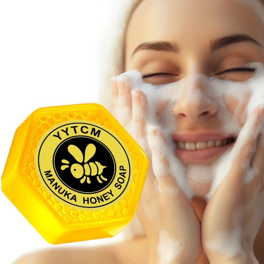 Manuka Honey Soap, Moisturizing and Hydrating Handmade Bath Soap 65g (2.29oz)
