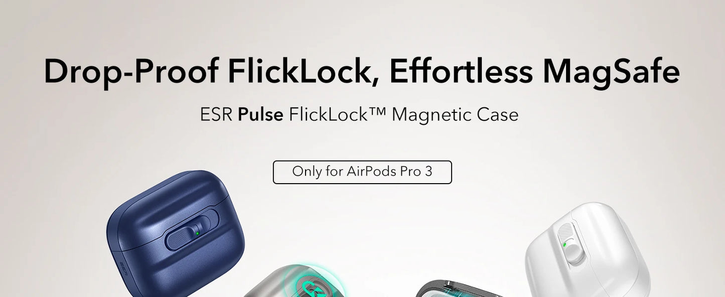 ESR AirPods Pro 3 Magnetic Drop Protection Case Cover