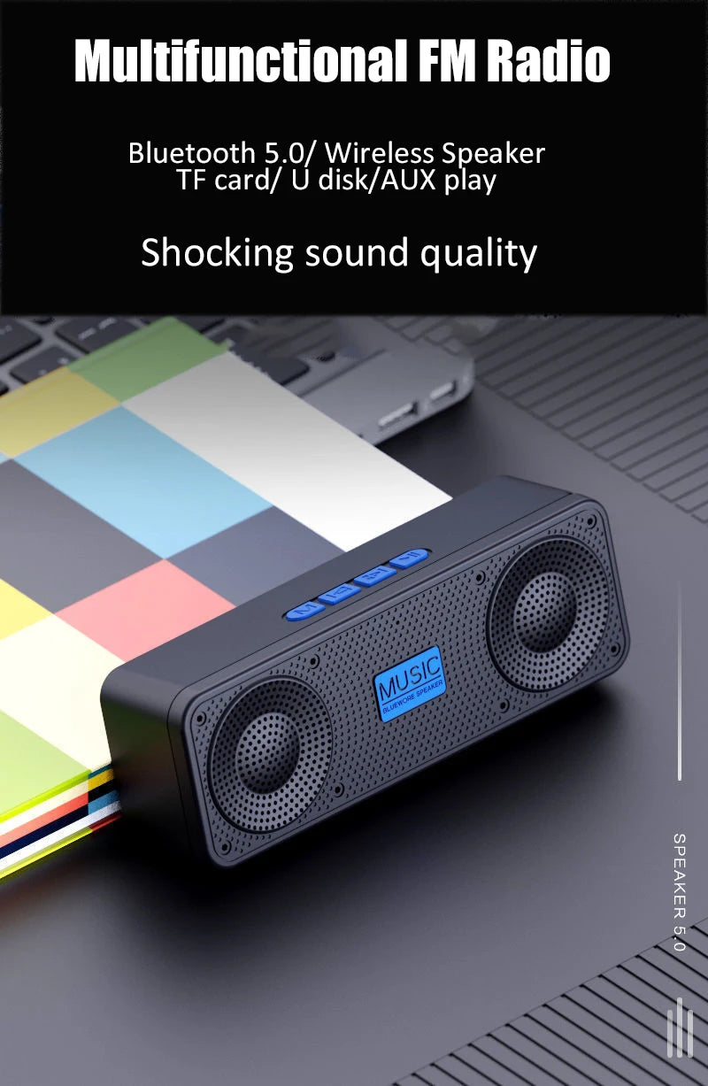 S18 Portable Bluetooth Wireless Speaker Outdoor Subwoofer