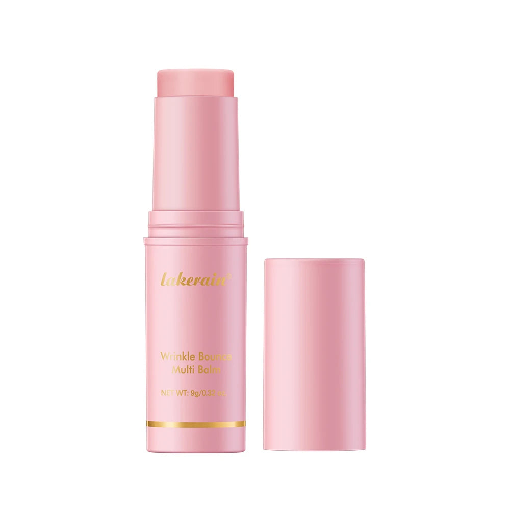 Lakerain Korean Pink Balm Stick – Hydrating Multi‑Use Wrinkle Bounce Balm