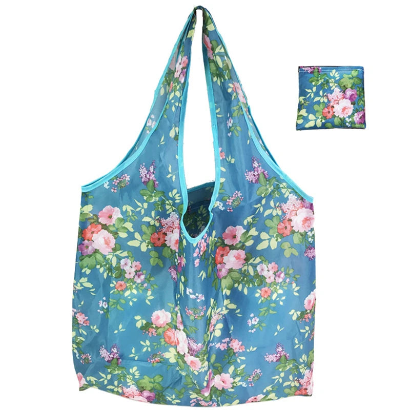 Fashion Portable Various Prints  Nylon Easy to Fold Package Travel Essential