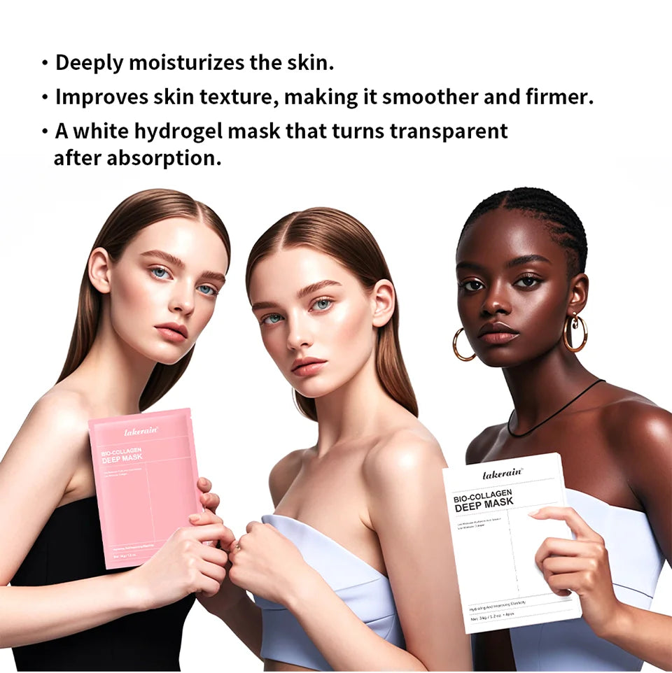 Bio-Collagen Real Deep Mask Hydrating Overnight Hydrogel Face Mask