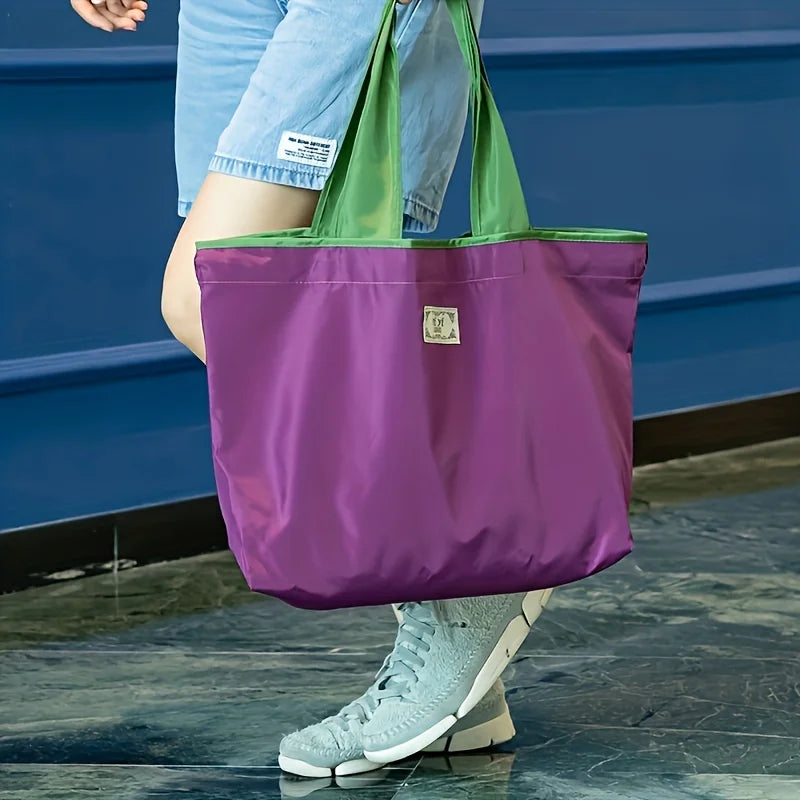 Reusable Shopping Bag, Large Foldable  Eco-friendly