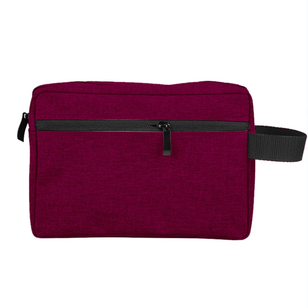 Stylish Large Bow Cosmetic Bag – Quilted Cotton Travel Makeup Organizer