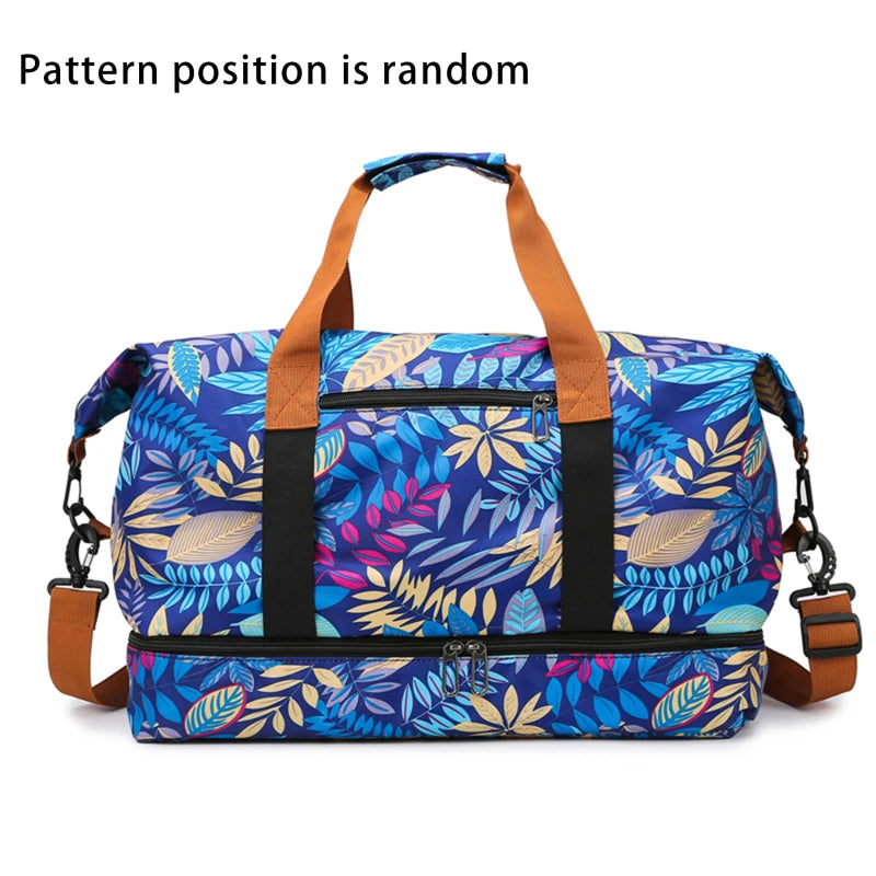 Large Capacity Travel Bag – Hand Luggage with Dry‑Wet Separation