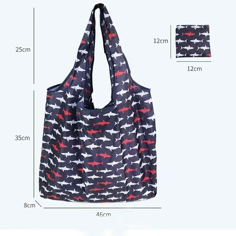 Shopping Bag Reusable Eco Bag Grocery Package Beach Toy Storage