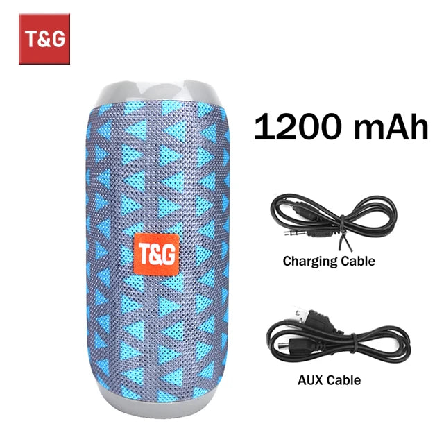 T&G TG117 Portable Bluetooth 5.3 Waterproof Outdoor Speaker