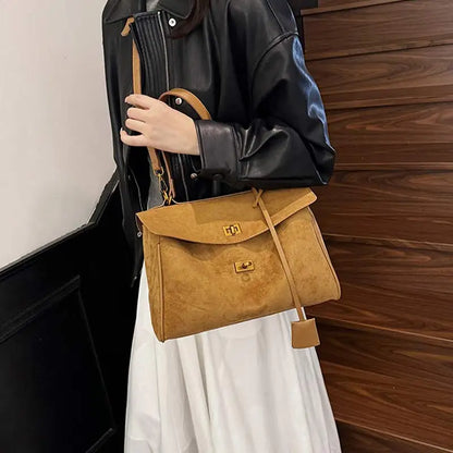 Luxury Frosted Fashion Shoulder Bag – Versatile Designer Tote for Women