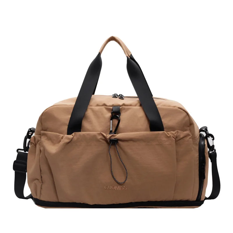 Women’s Waterproof Travel Tote – Separate Shoe Storage Duffel