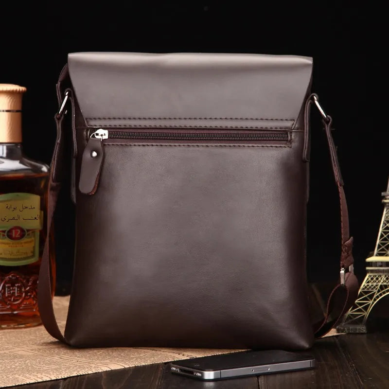 Luxury Soft Leather Men’s Shoulder Bag