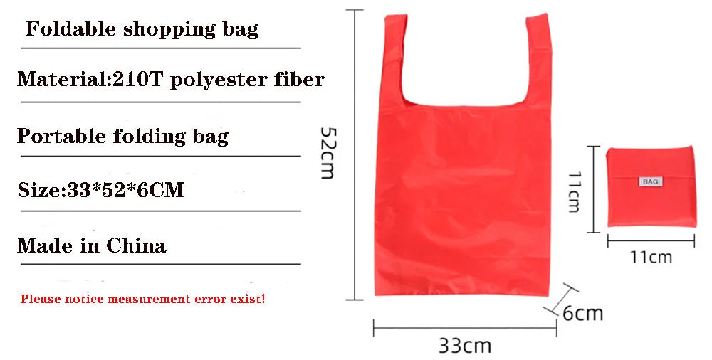 Shopping bag Eco-friendly Reusable foldable Supermarket Shop bags