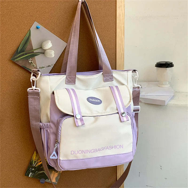 Daily Handbag – Travel Bucket Shoulder Bag – School Satchel