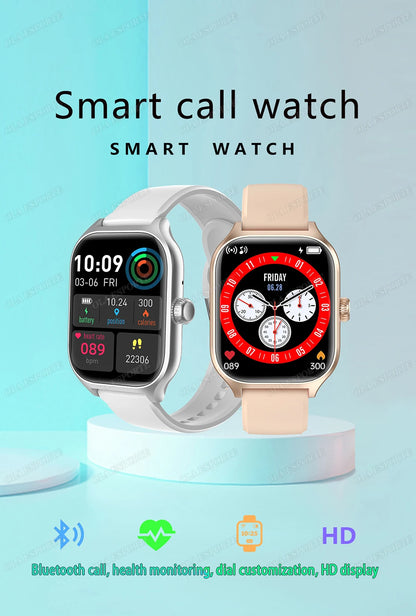 1.83" HD Smart Watch Bluetooth Call Sports Fitness Tracker