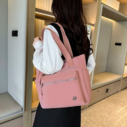 Women’s Canvas Tote Bag – Large Capacity Waterproof Handbag