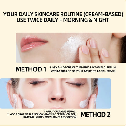 Turmeric & Vitamin C Cream – Lightweight Glow for Face & Neck