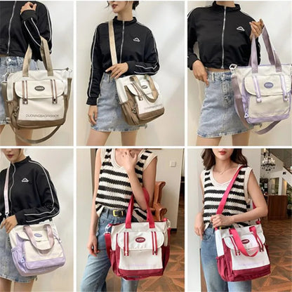 Daily Handbag – Travel Bucket Shoulder Bag – School Satchel