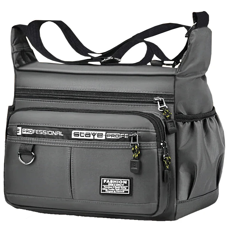 Professional Multi-Layer Business Shoulder Bag-men