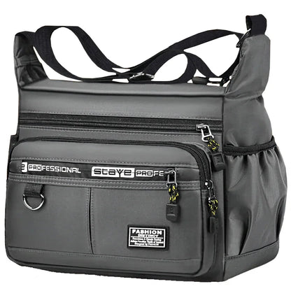 Professional Multi-Layer Business Shoulder Bag-men