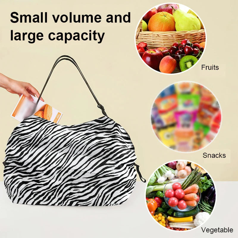 Foldable Shopping Bag – Waterproof Travel Portable Storage Bag | Clyine