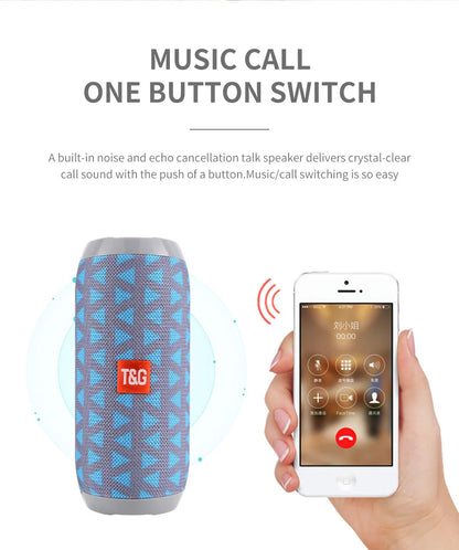 T&G TG117 Portable Bluetooth 5.3 Waterproof Outdoor Speaker