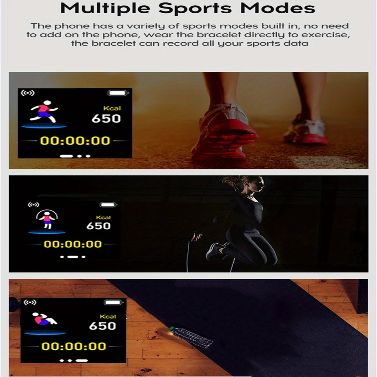 Bluetooth Smartwatch – Fitness & Sleep Monitor