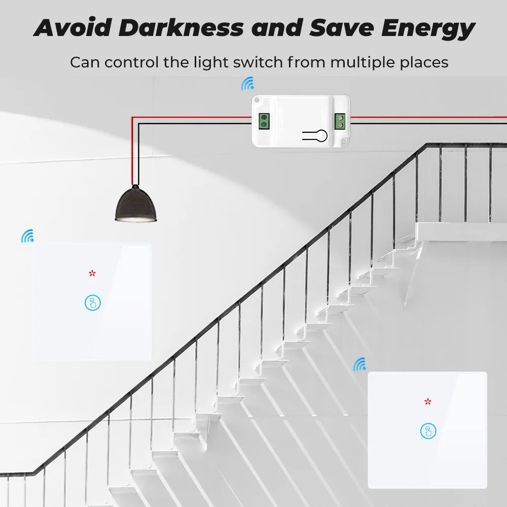 GERMA Smart Wireless RF Touch Switch Home Control Panel