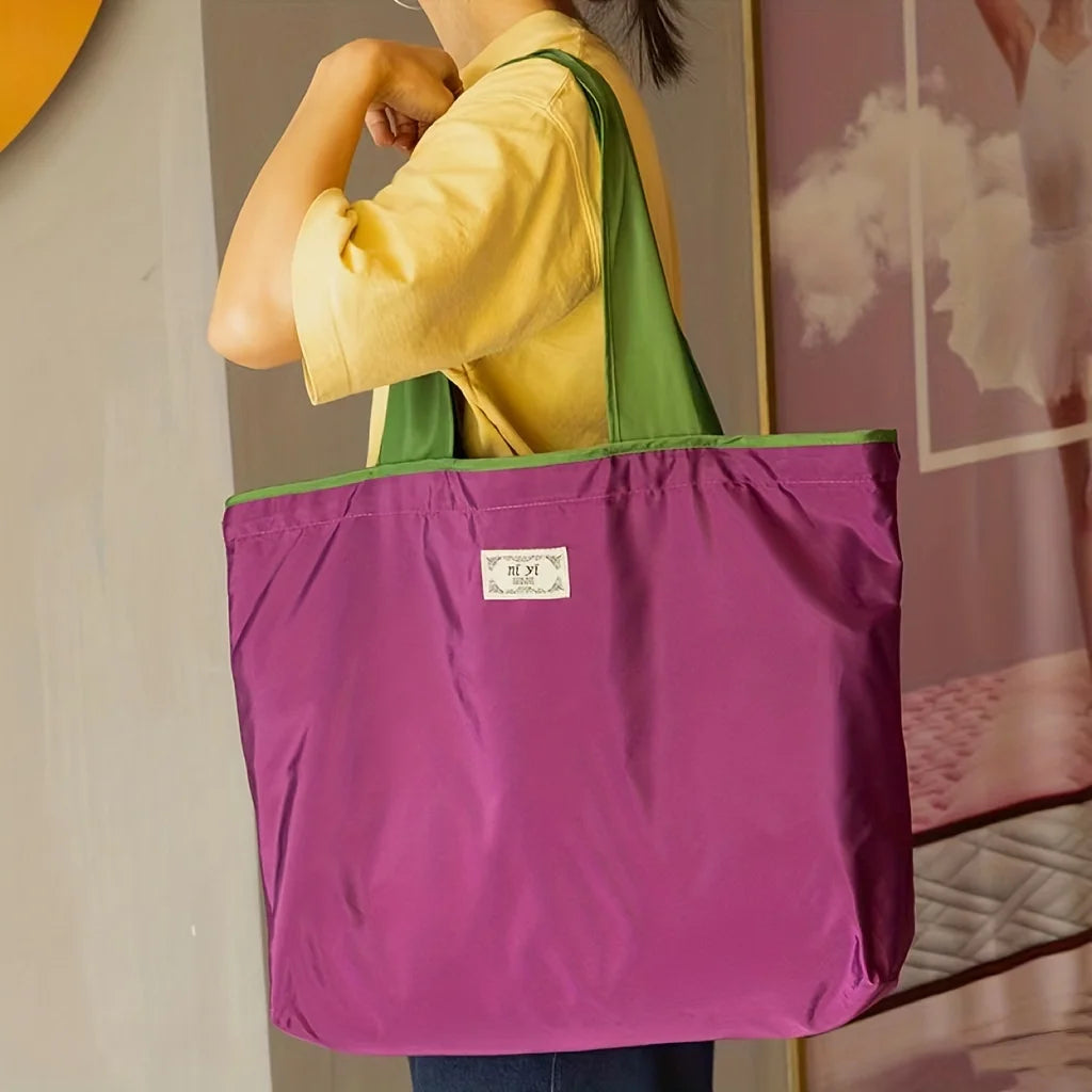 Reusable Shopping Bag, Large Foldable  Eco-friendly