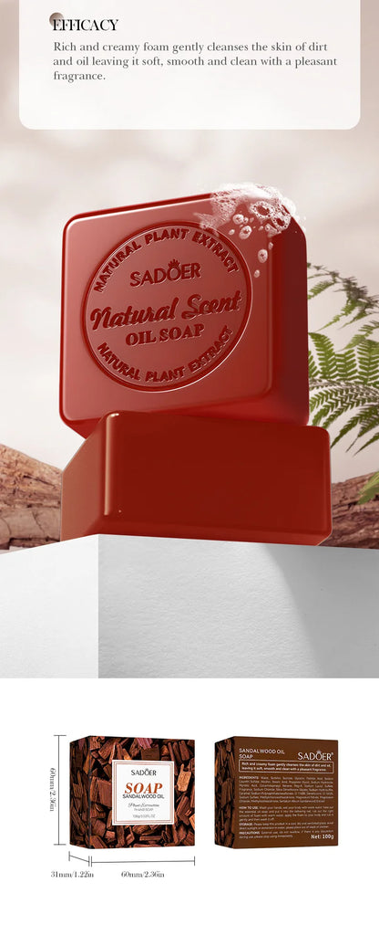 Sandalwood Handmade Soap for Women – Antimicrobial & Moisturizing