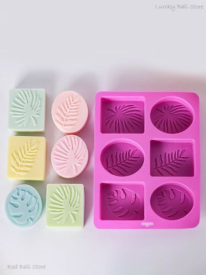 Square Handmade Soap Silicone Mold New DIY Oval